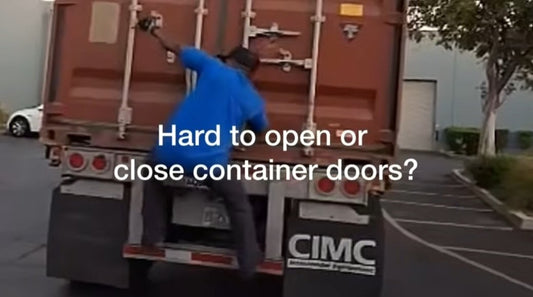 Easy Open Shipping Container Door Bar; The Safer, Faster Way to Open Stuck Container Doors