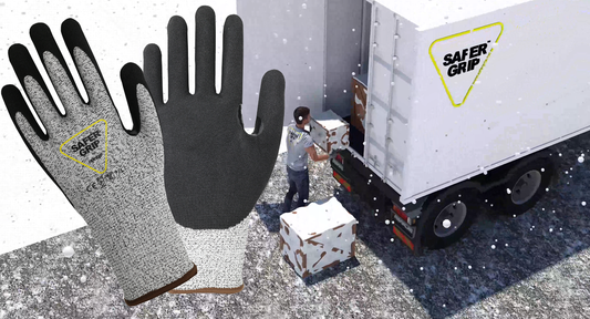 A3 Cut Resistant Truck Driver Gloves - Nitrile Coated Gloves with Touchscreen - Safer Grip by OPNBAR™ (2&12 Pack)
