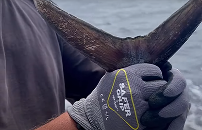 A3 Cut Resistant Fishing Gloves - Nitrile Coated Gloves with Touchscreen - Safer Grip by OPNBAR™ (2&12 Pack)