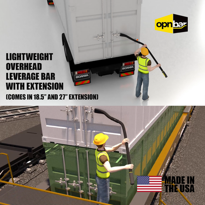 OPNBar Overhead Leverage Bar – 18.5" & 27" with Custom Lengths Available