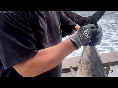 A3 Cut Resistant Fishing Gloves - Nitrile Coated Gloves with Touchscreen - Safer Grip by OPNBAR™ (2&12 Pack)