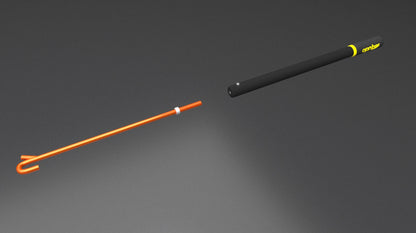 *NEW 5TH WHEEL RELEASE VERSION* - OPNBar Version 4 (1 Pack) Large Mouth Leverage Bar with Extension Bar - for Shipping Container Doors - Made in The USA