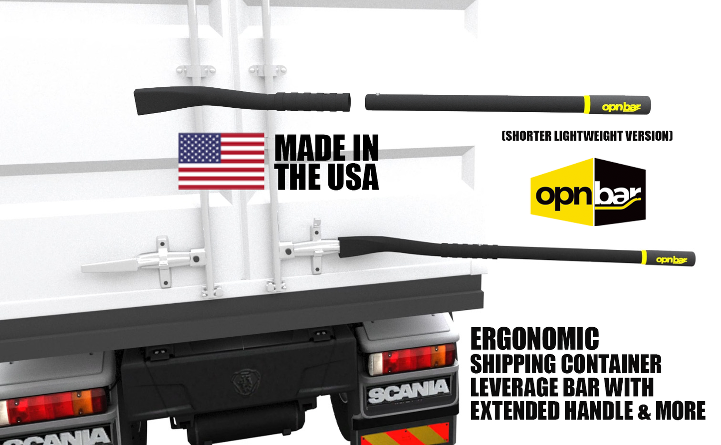 Cheater Bar with Detachable Extension (Short Handle Lightweight Version) - OPNBar Version 4