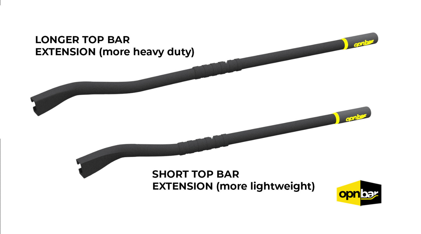 Cheater Bar with Detachable Extension (Long Handle Heavier Duty Version) - OPNBar Version 4