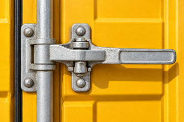 Standard shipping container door handle